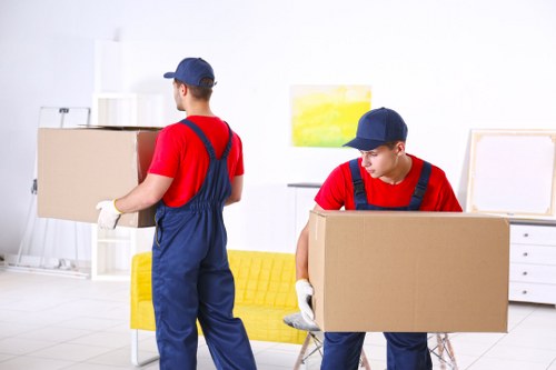 Professional furniture removals in Uxbridge with moving van and careful loading