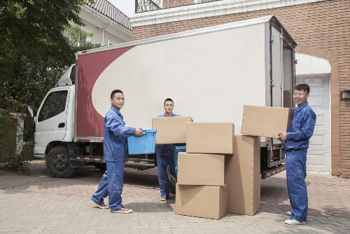 Man with van moving boxes and furniture in Uxbridge