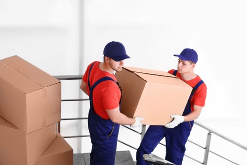 Man and van moving furniture in Uxbridge town area