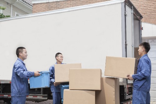 Professional man with a van service preparing a move in Uxbridge