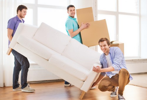 Team coordinating a business relocation in Uxbridge