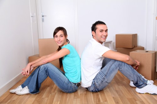 Packing and loading a moving truck for a Uxbridge move